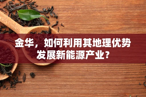 金华，如何利用其地理优势发展新能源产业？
