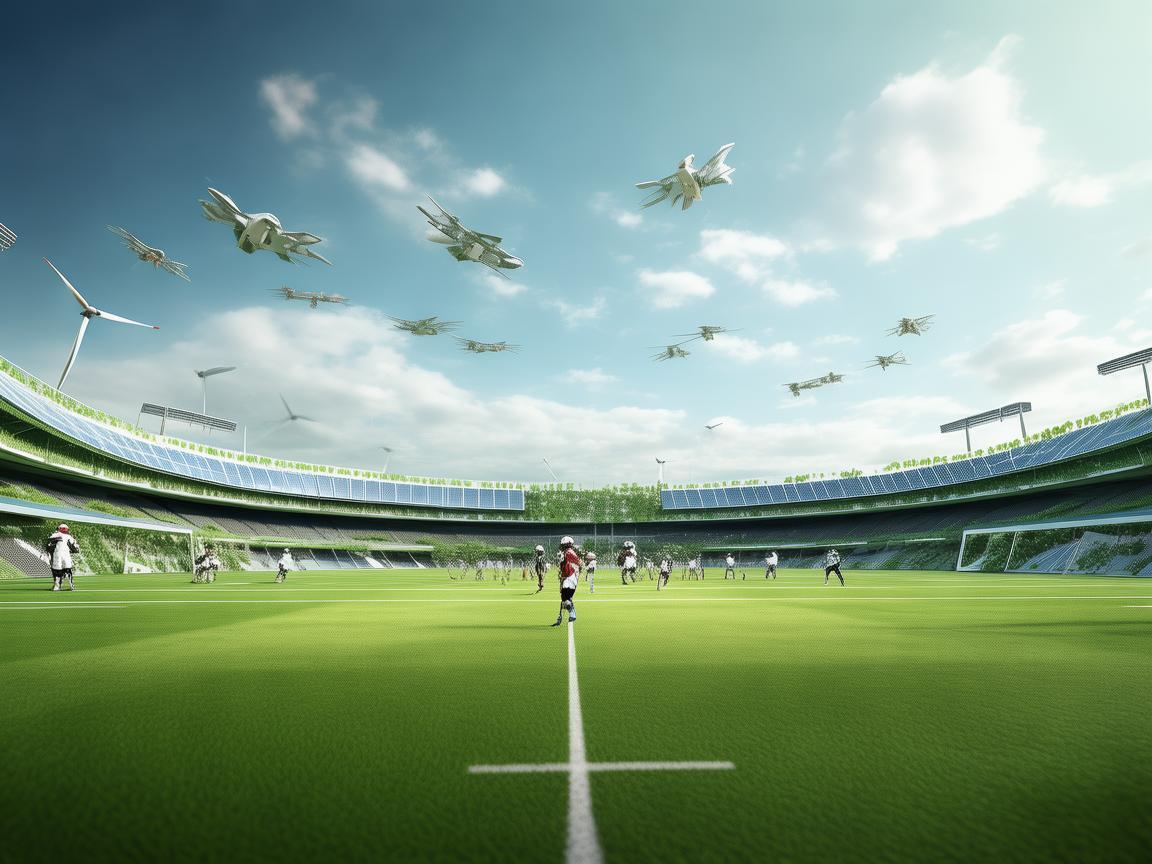 足球场上的绿色革命,新能源技术如何助力球类运动可持续发展?